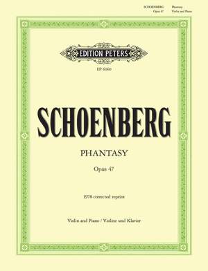 Schoenberg, A: Phantasy Op. 47