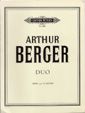 Berger, A: Duo for Oboe and Clarinet
