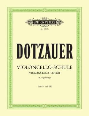 Dotzauer, F: Violoncello Tutor Vol.3