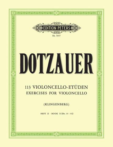 Dotzauer: 113 Cello Studies Volume 2