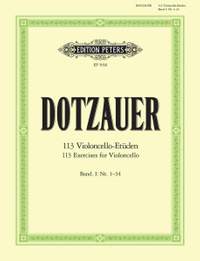 Dotzauer: 113 Cello Studies Volume 1