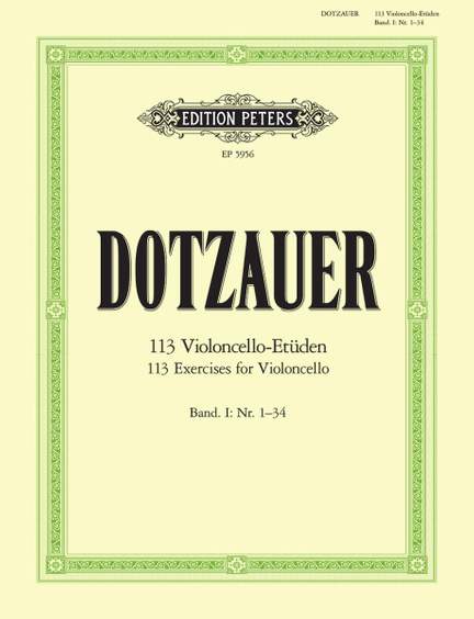 Dotzauer: 113 Cello Studies Volume 1