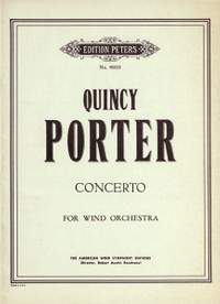 Porter, Q: Concerto for Wind Orchestra