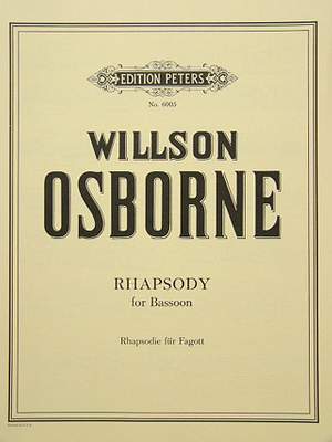 Osborne, W: Rhapsody for Bassoon