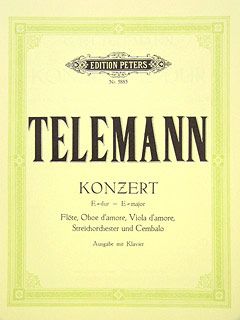 Telemann: Concerto in E for Flute, Oboe d'amore, Viola d'amore TWV53:E1