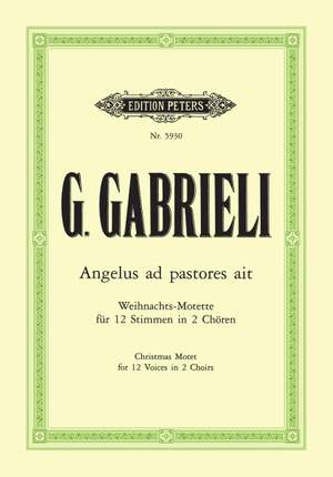 Gabrieli, G: Angelus ad pastores ait