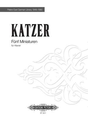 Katzer, Georg: Fünf Miniaturen