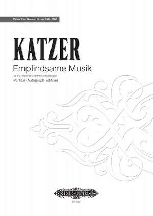 Katzer, Georg: Empfindsame Musik