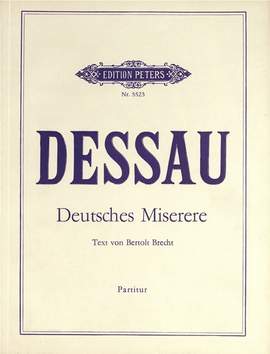 Dessau, Paul: Deutsches Miserere (1947)