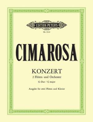 Cimarosa, D: Concerto in G for 2 Flutes & Orchestra