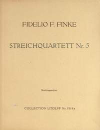 Finke: String Quartet No. 5