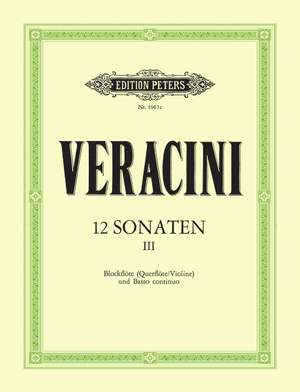 Veracini: 12 Sonatas (1716), Volume 3