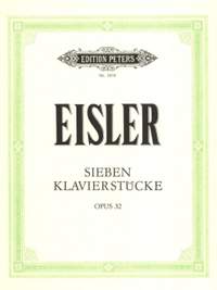 Eisler, H: Piano Pieces (7)
