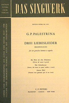 Palestrina, G: 3 Madrigals