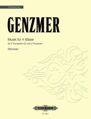 Genzmer, H: Music for Four Wind Instruments