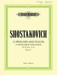 Shostakovich: 24 Preludes & Fugues Op.87 Vol.2
