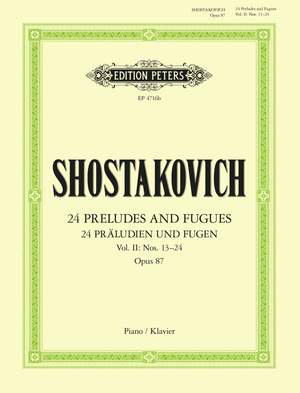 Shostakovich: 24 Preludes & Fugues Op.87 Vol.2