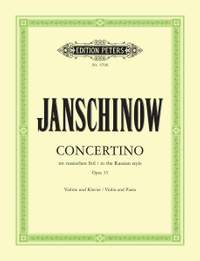 Janshinov, A: Concertino in Russian Style Op.35