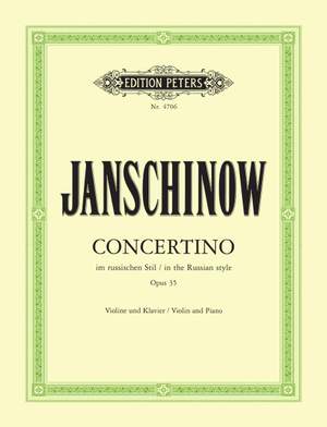 Janshinov, A: Concertino in Russian Style Op.35
