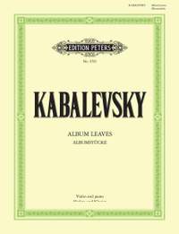 Kabalevsky, D: Album Leaves