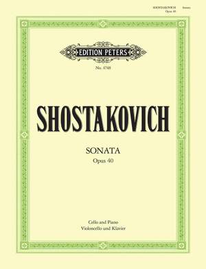 Shostakovich: Sonata in D minor Op.40