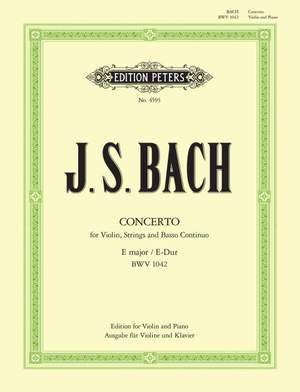 Bach, J.S: Concerto No.2 in E BWV 1042