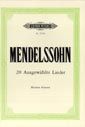 Mendelssohn, F: 20 Selected Songs