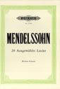 Mendelssohn, F: 20 Selected Songs