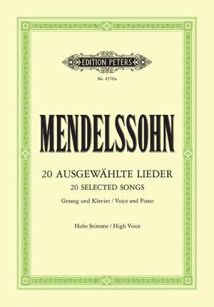 Mendelssohn, F: 20 Songs