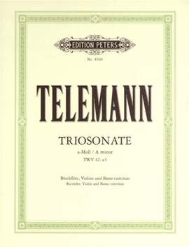 Telemann, G: Trio Sonata in A minor from 'Essercizii Musici'