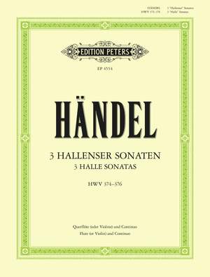 Handel: Flute Sonatas, Complete in 3 volumes, Vol.1