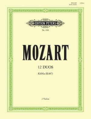 Mozart: 12 Duos K496a