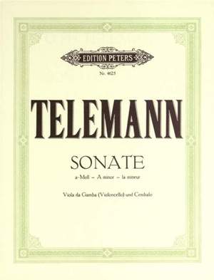 Telemann, G: Sonata in A minor
