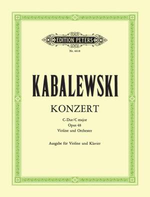 Kabalevsky, D: Concerto in C Op.48
