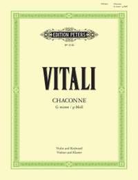 Vitali, T: Ciaccona in G minor