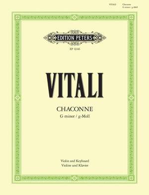 Vitali, T: Ciaccona in G minor