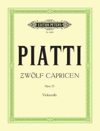 Piatti, A: 12 Caprices Op.25