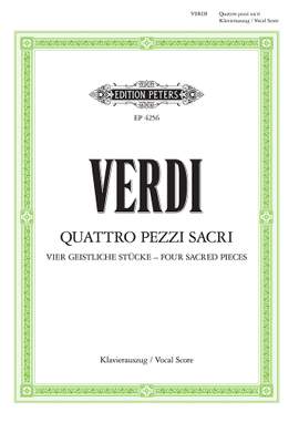 Verdi: 4 Sacred Pieces/4 Pezzi Sacri, complete