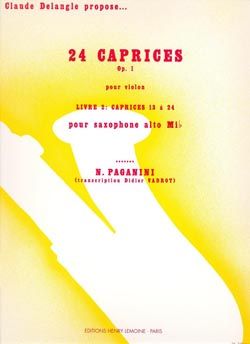 Paganini, Niccolo: 24 Caprices Vol.2 (saxophone)