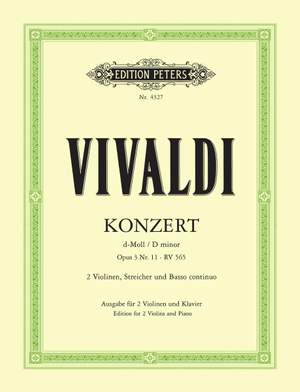 Vivaldi, A: Concerto Grosso in D minor Op.3 No.11