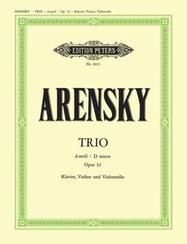 Arensky, A: Piano Trio in D minor Op.32