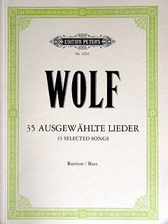 Wolf, H: 35 Baritone-Bass Songs
