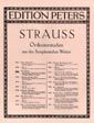 Strauss, R: Orchestral Studies for Viola