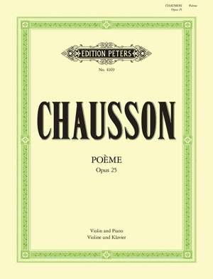 Chausson, E: Poème Op.25