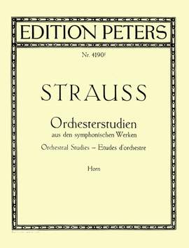 Strauss, R: Orchestral Studies for Horn