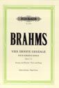 Brahms: 4 Serious Songs Op.121