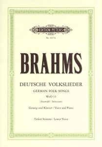 Brahms: Selection of 20 German Folk Songs