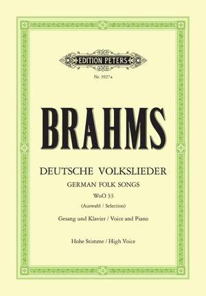 Brahms: Selection of 20 German Folk Songs
