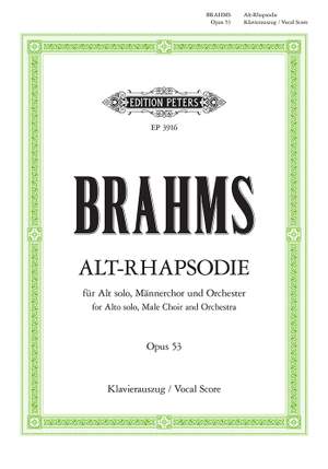 Brahms: Alto Rhapsody Op.53