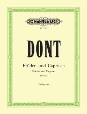 Dont, J: Etudes and Caprices Op.35